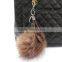 2016 New Style Fashion Promotion Gift Personalized Bag Accessories Pom Pom Keyring