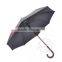 promotion straight umbrella with wooden handle wooden shalf