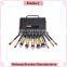 2016 Professional 11 pieces kabuki White Silver makeup brush sets                        
                                                Quality Choice