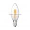 Cheap price filament led candle light e12 e14 4w c35 led filament candle bulb
