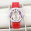 Rhinestone 3D butterfly round table ladies watches