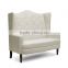 High back fabric restaurant booth sofa design YK70125