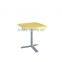 Metal base sqaure table restaurant dining table YT7011