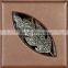 Leather Wall Covering, 3D Wave Effect Decorative 3d Wall Panels