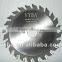 Twin TCT scoring saw blade for MDF board cutting