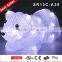 Wholesale UL listed outdoor Acrylic polar bear christmas decoration with LED light