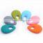 Chic BPA free 2016 hot sale silicone angel tear shaped silicone teething pendant,baby teether toy