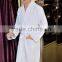 White waffle bathrobe.cotton bathrobe