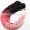F6677 synthetic hair extensions twist braid,two colored synthetic braiding hair