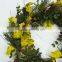 wholesale felt straw wreaths christmas decoration supplier