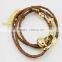 Fashion leather wristband for wholesale-ZB3340