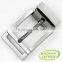 Taiwan factory price logo stainless steel gold pin 50mm metal belt buckle