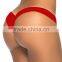 A37 Fashionable and Comfortable Black Red Low Waits Women Panty Summer Beach Wear Underwear 2015 New Solid Women Sexy G-string
