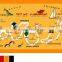 100% cotton 21 s *21s reactive printed map design beach towel for wholesale