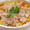 Disposable round carry out aluminium foil food container/pan