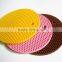 Wholesale FDA Food Grad Round 18cm Heat Resistant Silicone Mat