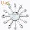 PA1501 wall clock with thermometer
