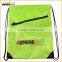 Custom nylon polyester drawstring bag with Zipper
