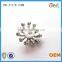 2015 New Fashion Design,Round Rhinestone Button,flower crystal rhinestone button