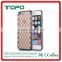 2016 Newest 3D crystal Soft TPU Cover Crystal Clear Electroplate Back Case Cover lattice case for iphone 6 6s plus