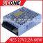 Hot sale 60w 27v 2.2a switching power supply CE factory price NES-60-27
