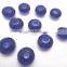 AAA Dark Blue Color Quartz Faceted Roundel Big Hole Beads