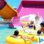 Fiberglass water slides gyration water rides water park equipment for kids