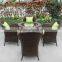 Square or Round wicker dining chair/rattan table