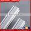 Anodized Silver Aluminum Profile for Furniture Closet Door