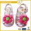 Sweet rubber sole new desigh baby summer shoes
