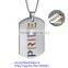 Wholesale gay pride metal dog tag, rainbow metal necklace for gift