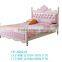 Mediterranean style pink princess wooden bedroom set