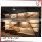 Modern design MDF acrylic wooden jordan shoes display rack