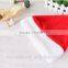 2017 new Non-woven Plush Santa Hat High Quality Christmas Hat