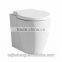 back to wall hidden water tank ceramic toilet pan