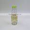 Glass Beverage Bottle Plastic Top Glass Milk Bottle With Printing