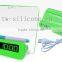 LCD Digital Desktop Clock with World Time