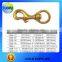 big metal brass snap hook,brass solid snap hook,metal snap hook with key ring