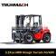 China 3.5TON 4WD Hydrostatic Rough Terrain Forklift With Euro4 Engine
