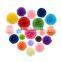 Mixed Colors Tissue Paper Pom-poms Flower Ball for Wedding and Party and Outdoor Decorate