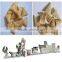 Fried wheat flour pasta snack food extruder machine process line