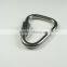 Hardware SS316 Triangle nickel Plated Delta Shaped Quick Link For Rope