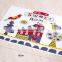 Wholesale Stock Square Home Plush Water Absorption Non-Slip Mat