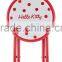 metal material foldable kids chair
