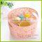 High quality plastic storage basket lace hollow laundry basket PP clean for home