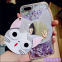 Cute cartoon Mirror cell phone back cover shell soft Silicone mobile Phone Cases for iPhone7/7Plus/6/6s/6plus/6splus