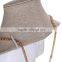 Linen jewelry display stand for necklace