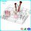 Factory wholesale glam clear acrylic 10 hole lipstick case holder