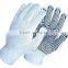 7 gauge palm PVC dotted gloves