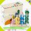 Wholesale Funny Kids Wooden Stacking Animal Blocks Toy Hot Sale Interesting Baby Wooden Stacking Animal Blocks Toy W13D095